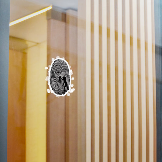 Fingerprint Vinyl Decal - Sticker for Home & Office Decor