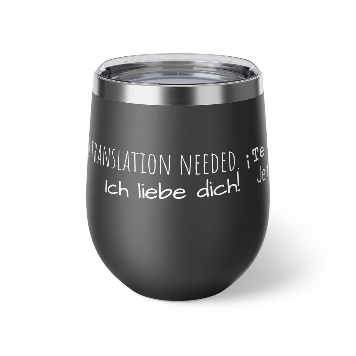 Mug - 12oz Copper Vacuum Insulated Cup with Love Language Design