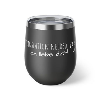 Mug - 12oz Copper Vacuum Insulated Cup with Love Language Design