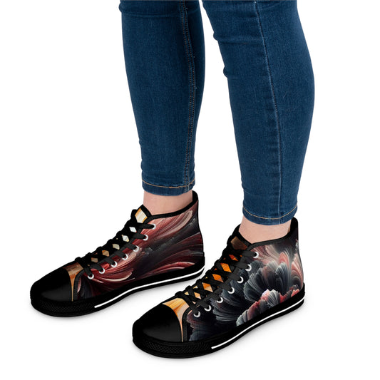 High Top Sneakers - Luxury Unique Female Fashion Design