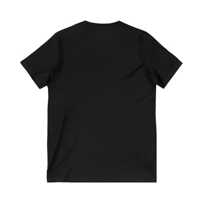 V-Neck Tee Modern Fingerprint Design