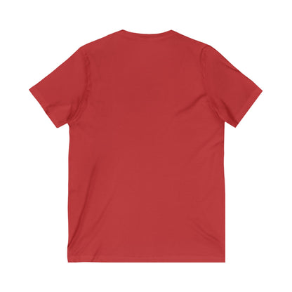 V-Neck Tee Modern Fingerprint Design