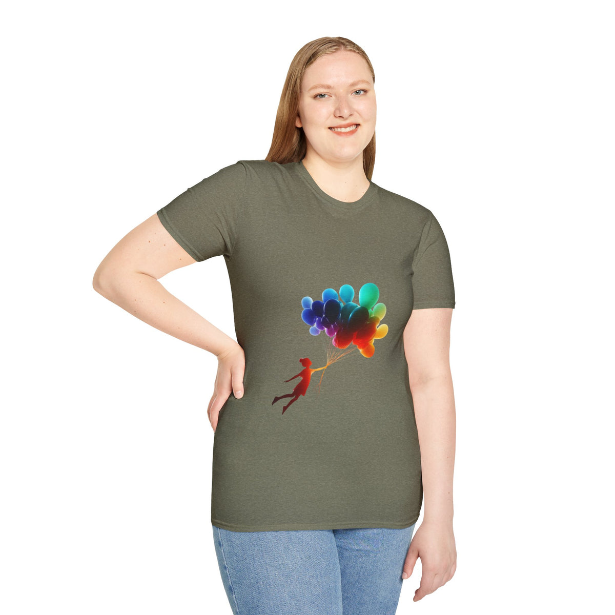 Colorful Joy Unisex Fashion T-Shirt
