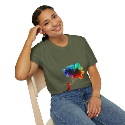 Colorful Joy Unisex Fashion T-Shirt