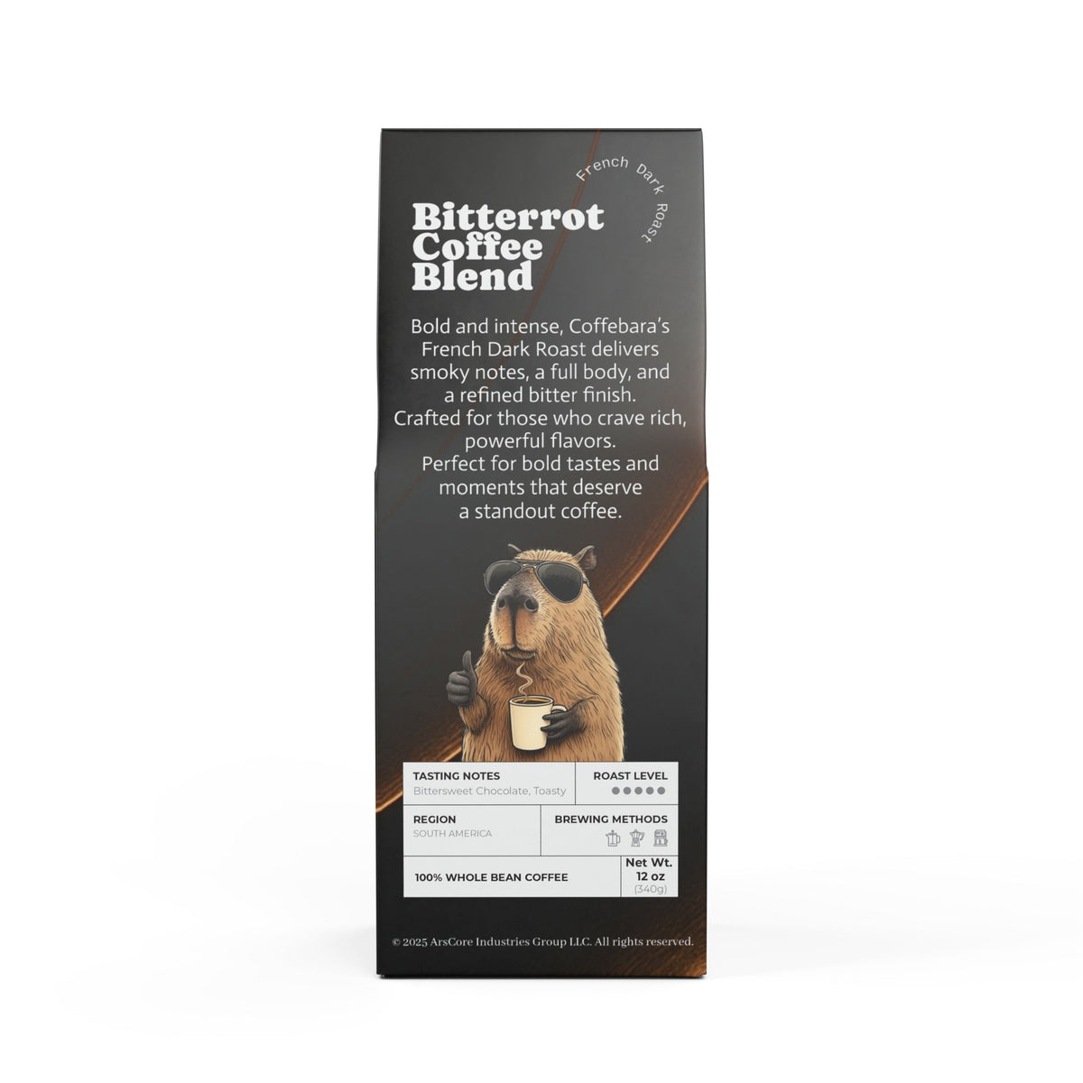 Bitterroot Coffee Blend – Dark French Roast (12oz)