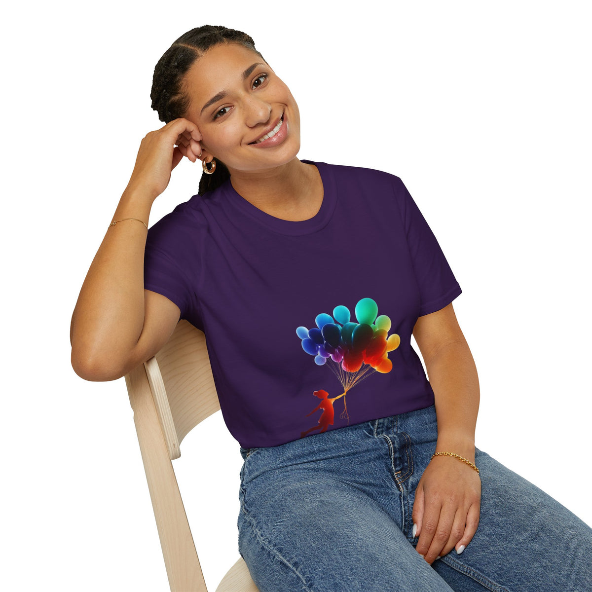 Colorful Joy Unisex Fashion T-Shirt