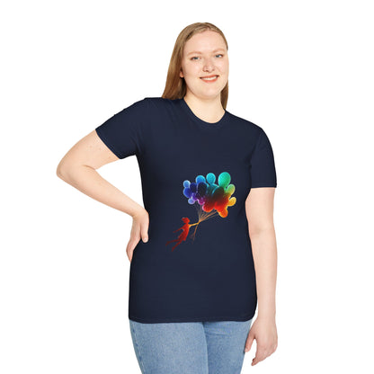 Colorful Joy Unisex Fashion T-Shirt