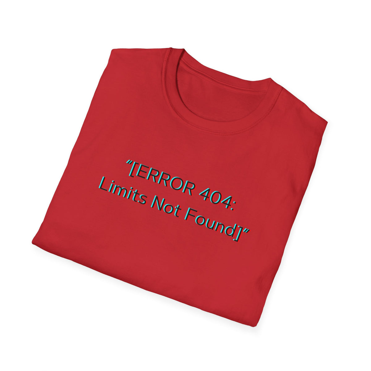 Modern Unique Unisex T-Shirt - Limits Not Found Design