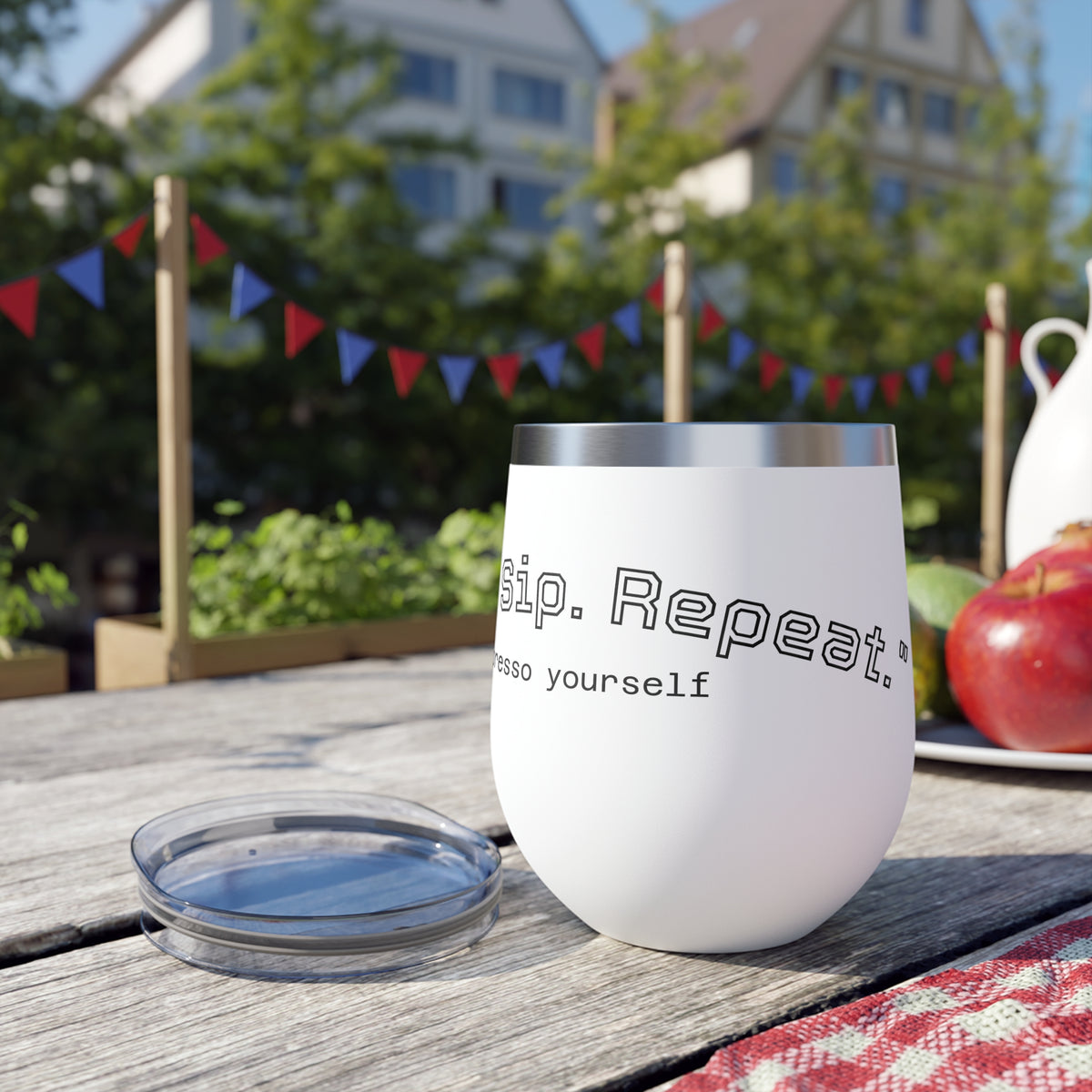 Espresso Yourself Copper Cup - 12oz Vacuum Insulated Mug for Coffee Lovers