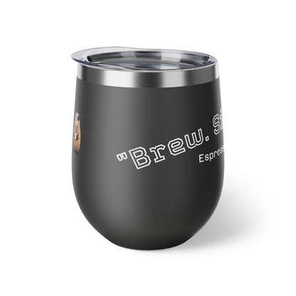 Espresso Yourself Copper Cup - 12oz Vacuum Insulated Mug for Coffee Lovers