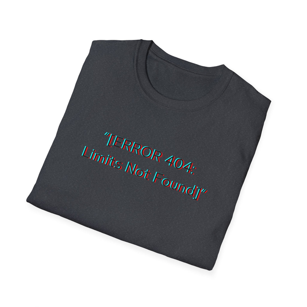 Modern Unique Unisex T-Shirt - Limits Not Found Design