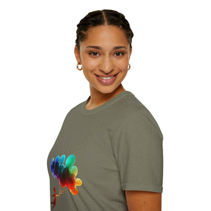 Colorful Joy Unisex Fashion T-Shirt