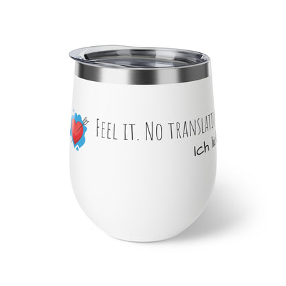 Mug - 12oz Copper Vacuum Insulated Cup with Love Language Design