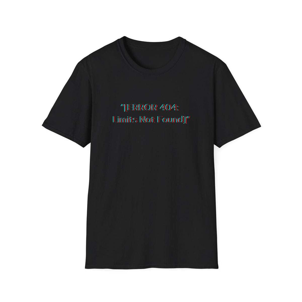 Modern Unique Unisex T-Shirt - Limits Not Found Design