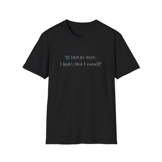 Modern Unique Unisex T-Shirt - Limits Not Found Design