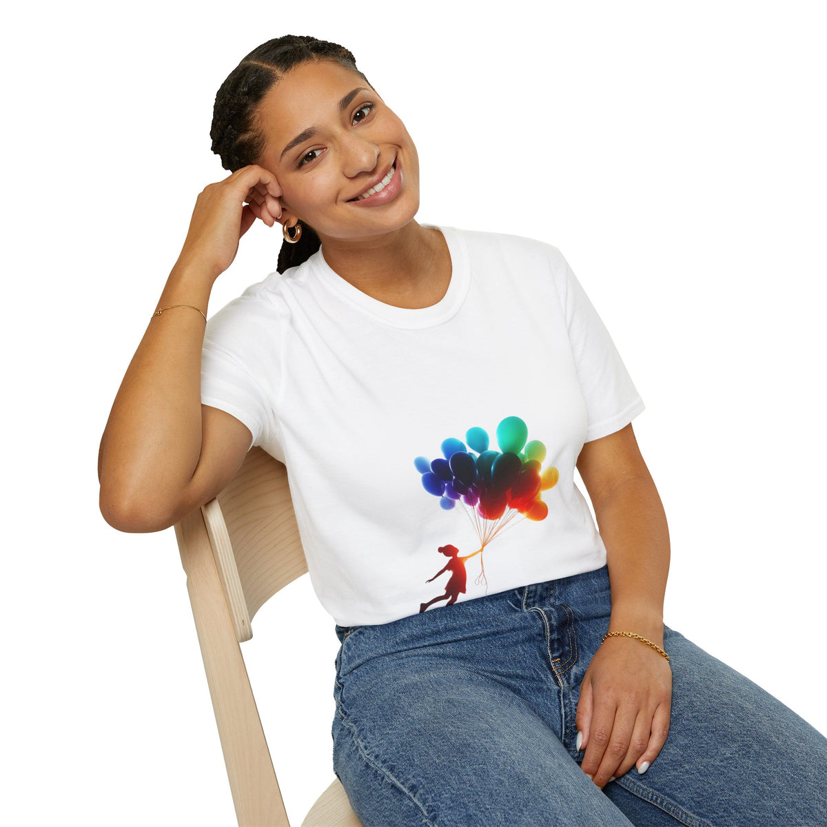 Colorful Joy Unisex Fashion T-Shirt