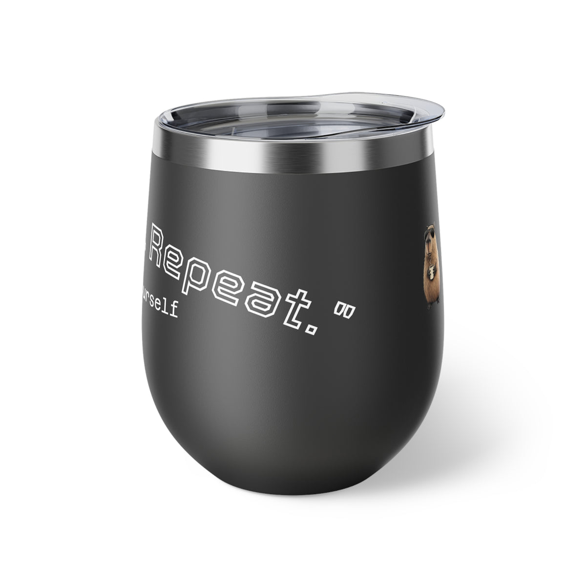 Espresso Yourself Copper Cup - 12oz Vacuum Insulated Mug for Coffee Lovers