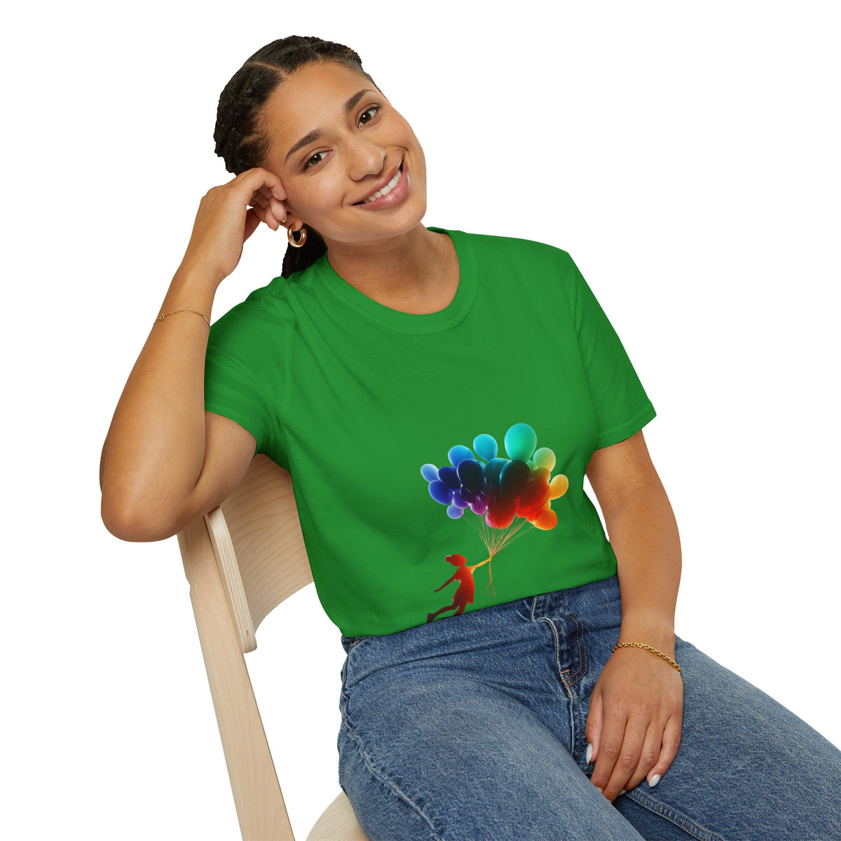 Colorful Joy Unisex Fashion T-Shirt