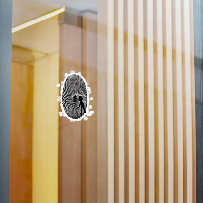Fingerprint Vinyl Decal - Sticker for Home & Office Decor