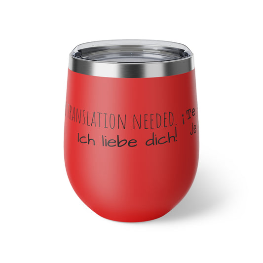 Mug - 12oz Copper Vacuum Insulated Cup with Love Language Design