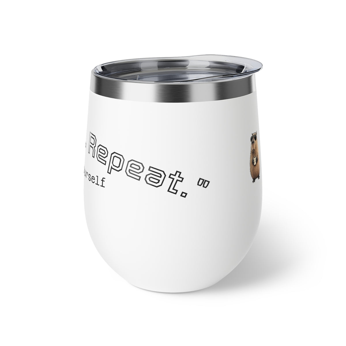 Espresso Yourself Copper Cup - 12oz Vacuum Insulated Mug for Coffee Lovers