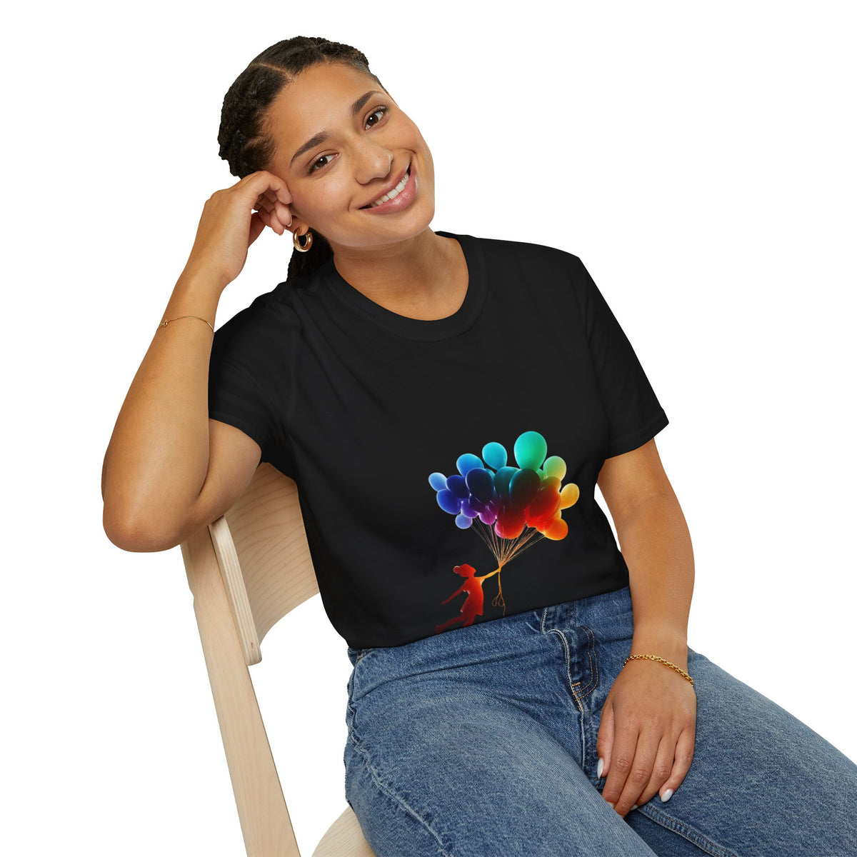 Colorful Joy Unisex Fashion T-Shirt