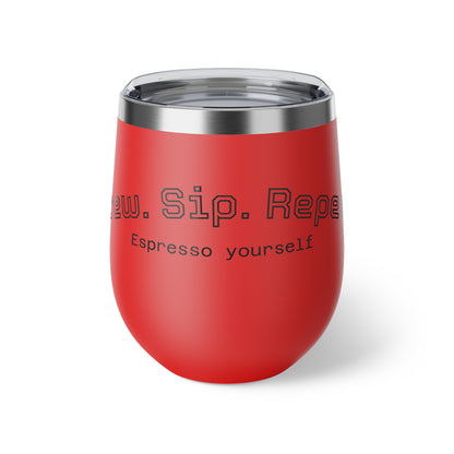 Espresso Yourself Copper Cup - 12oz Vacuum Insulated Mug for Coffee Lovers