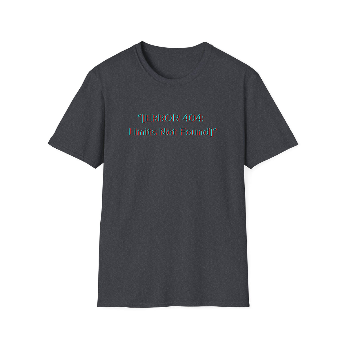 Modern Unique Unisex T-Shirt - Limits Not Found Design