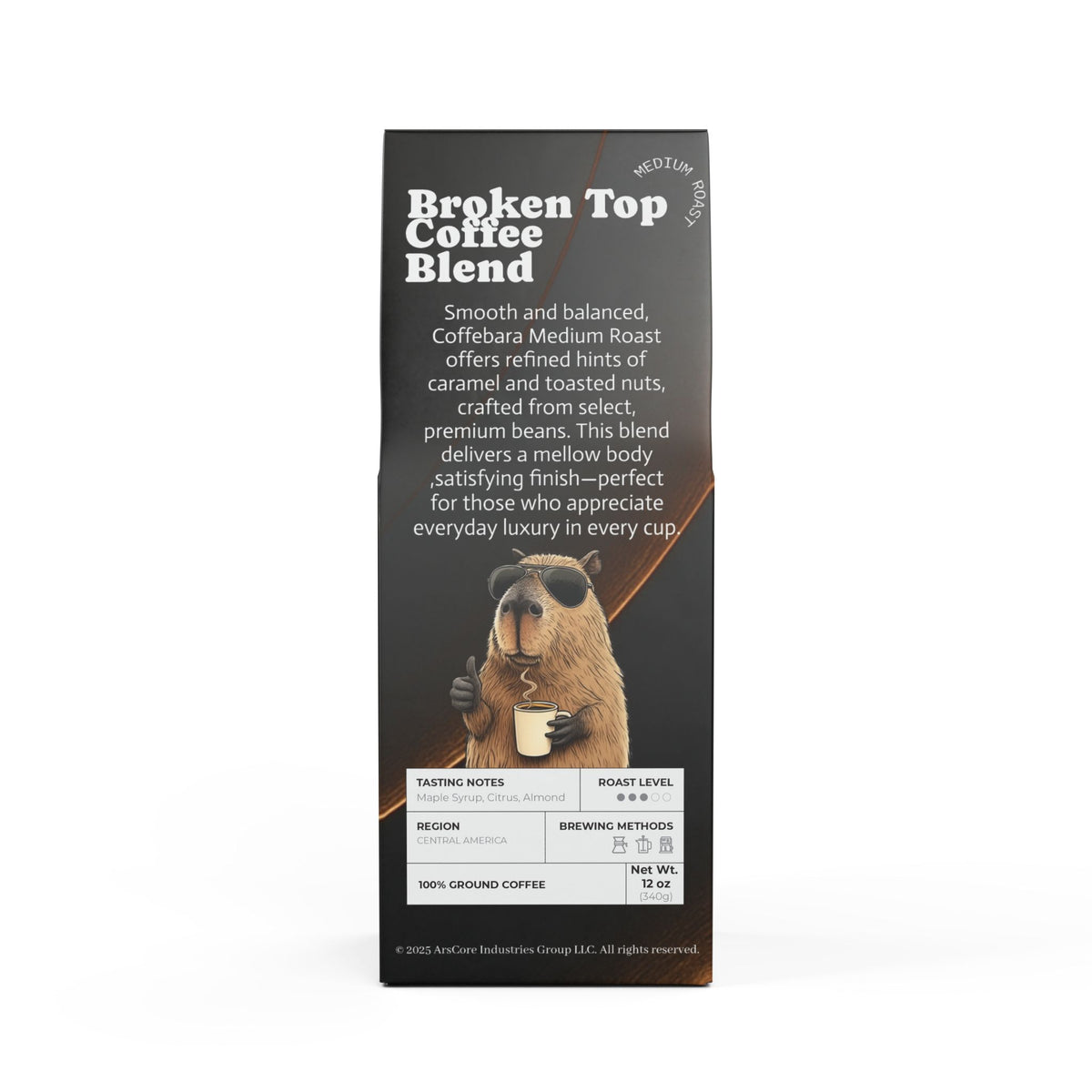 Broken Top Coffee Blend - Medium Roast (12 Oz)
