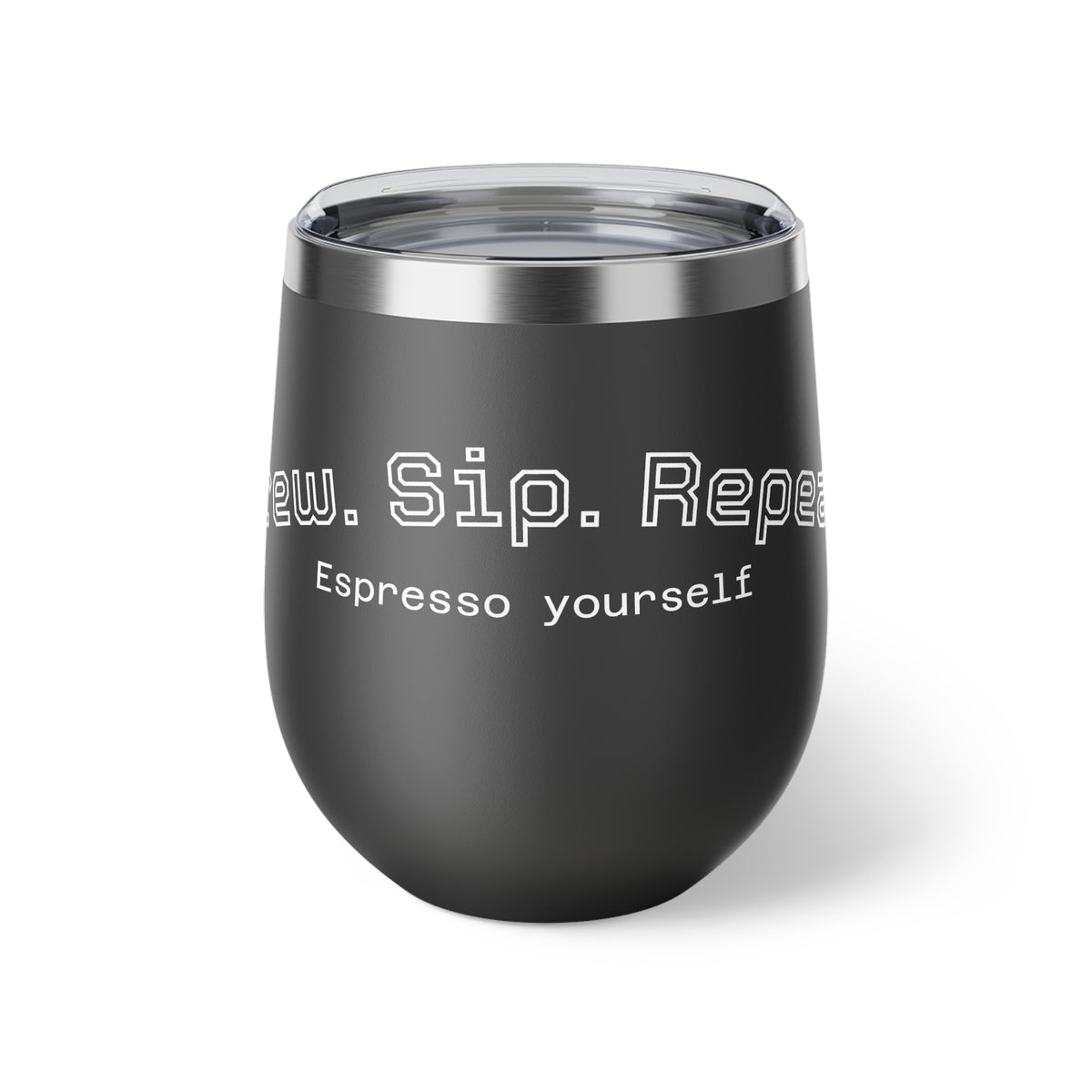 Espresso Yourself Copper Cup - 12oz Vacuum Insulated Mug for Coffee Lovers