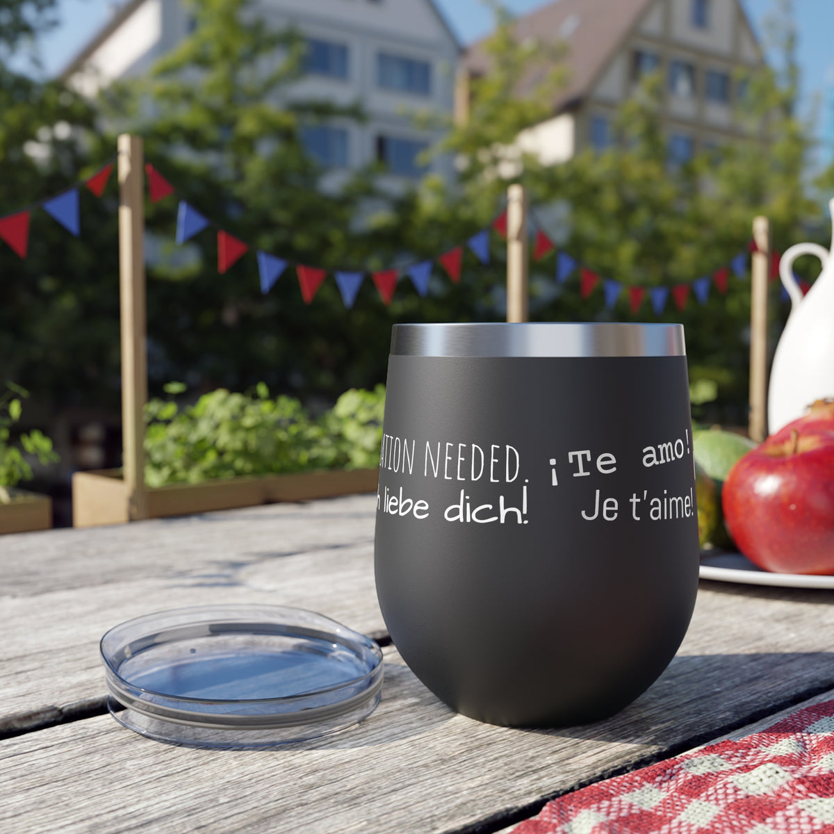 Mug - 12oz Copper Vacuum Insulated Cup with Love Language Design