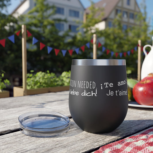 Mug - 12oz Copper Vacuum Insulated Cup with Love Language Design