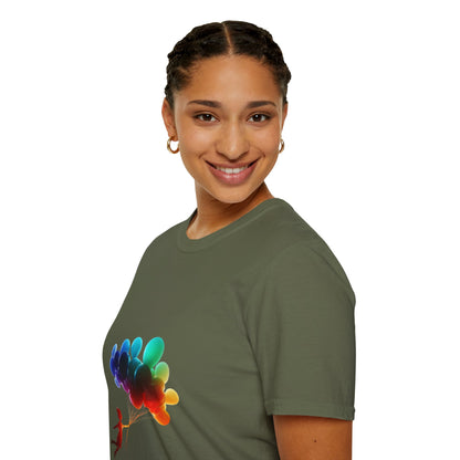 Colorful Joy Unisex Fashion T-Shirt